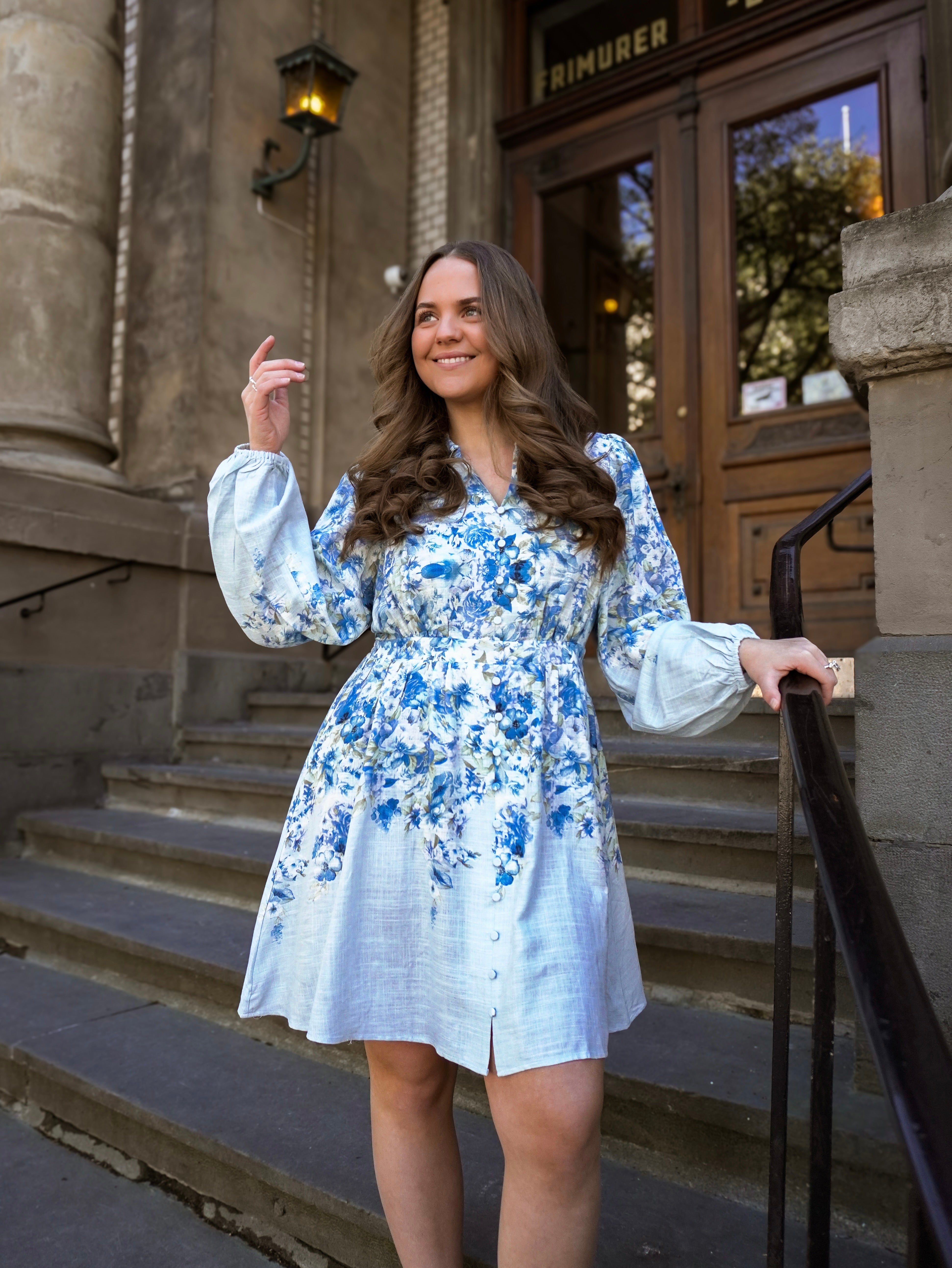 YASCLEO Short Dress - Skyway